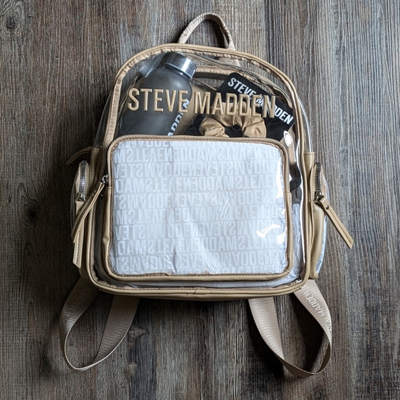 Steve Madden Hiking Adventure Backpack with Water Bottle, Ponytails & Purse main image 4